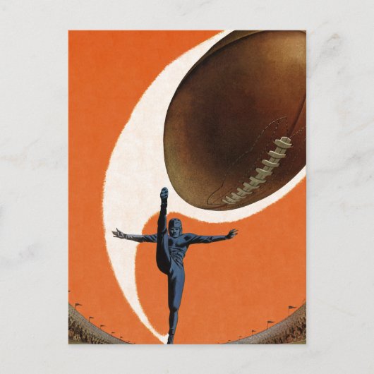  Sport, Football speler die het Koop van de Bal sc Briefkaart (Voorkant)