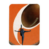  Sport, Football speler die het Koop van de Bal sc Magneet (Verticaal)