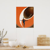  Sport, Football speler die het Koop van de Bal sc Poster (Keuken)