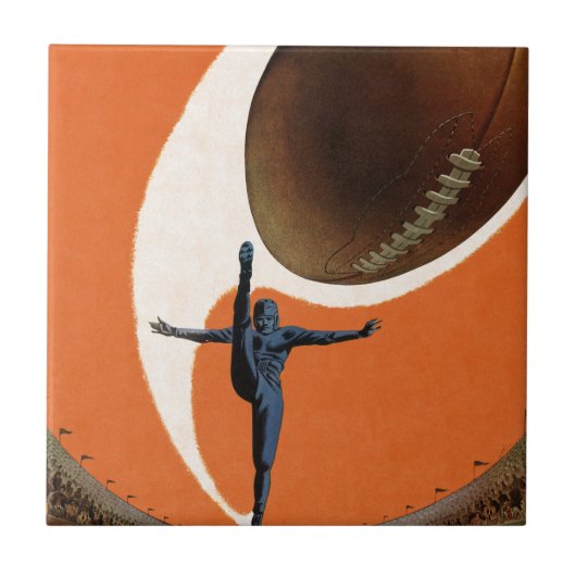  Sport, Football speler die het Koop van de Bal sc Tegeltje (Voorkant)