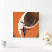  Sport, Football speler die het Koop van de Bal sc Vierkante Klok (Huis)