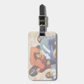  Sport, Football spelers in een game Bagagelabel (Voorkant verticaal)