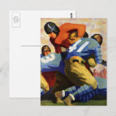  Sport, Football spelers in een game Briefkaart (Voorkant / Achterkant)