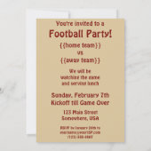  Sport, Football spelers in een game Kaart (Achterkant)