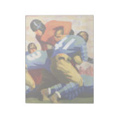  Sport, Football spelers in een game Notitieblok (Linkerzijde)