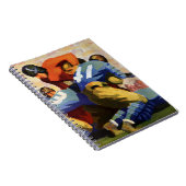  Sport, Football spelers in een game Notitieboek (Rechterzijde)