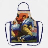 Sport, Football spelers in een game Schort (Voorkant)