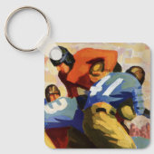  Sport, Football spelers in een game Sleutelhanger (Voorkant)