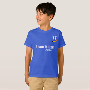 Sport football voetbal Team Velddag Cheer School T-shirt