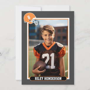 Sport Foto Football Party Verjaardag Kaart