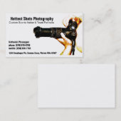 Sport Fotograaf - Man en camera Visitekaartje (Voorkant / Achterkant)