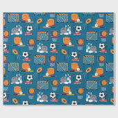 Sport games cadeaupapier (Vlak)