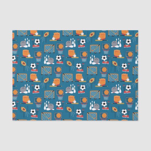 Sport games tissuepapier (Voorkant)