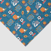 Sport games tissuepapier (Detail)