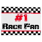 Sport Geachte Ontwerper Zwart-wit Groot Cadeauzakje (Achterkant)