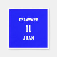 Sport Gepersonaliseerd Blauwpapier