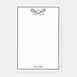 Sport getransformeerde Tennis Racquet Tennis Ball Post-it® Notes