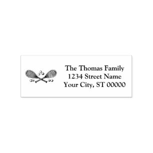 Sport getransformeerde Tennis Racquet Tennis Ball Rubberstempel