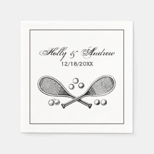 Sport  getransformeerde Tennis Racquet Tennis Ball Servet