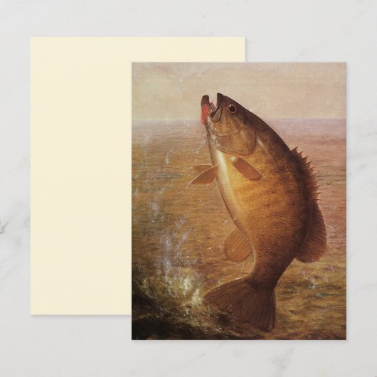  sport Gevist, Largemouth bruine basvis (Voorkant / Achterkant)