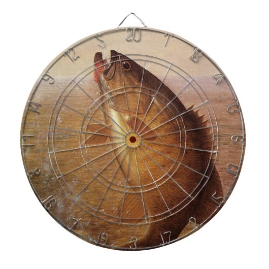 sport Gevist, Largemouth bruine basvis Dartbord (Voorkant)