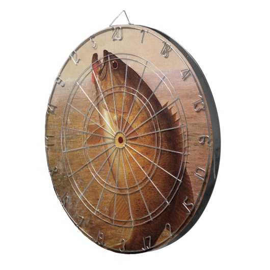 sport Gevist, Largemouth bruine basvis Dartbord (Voorkant Rechts)