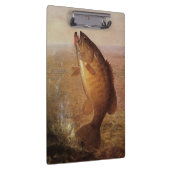  sport Gevist, Largemouth bruine basvis Klembord (Rechts)