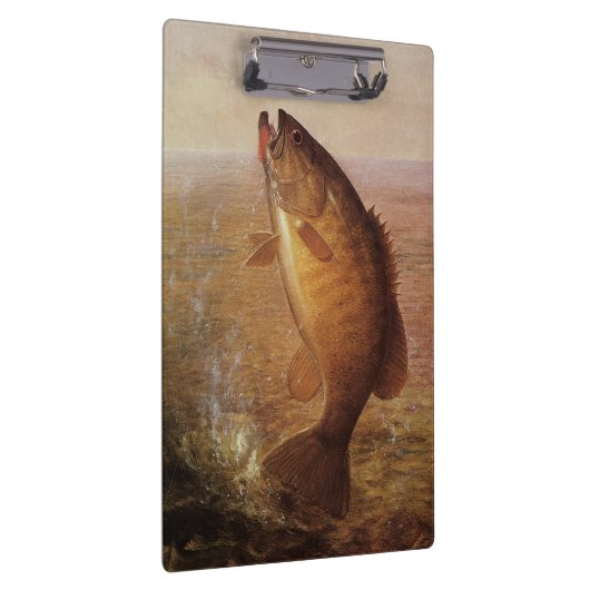  sport Gevist, Largemouth bruine basvis Klembord (Rechts)