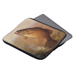 sport Gevist, Largemouth bruine basvis Laptop Sleeve