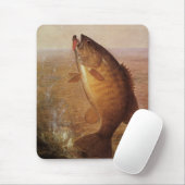  sport Gevist, Largemouth bruine basvis Muismat (Met muis)