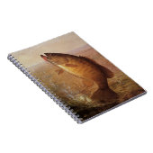  sport Gevist, Largemouth bruine basvis Notitieboek (Rechterzijde)