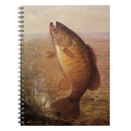  sport Gevist, Largemouth bruine basvis Notitieboek (Voorkant)