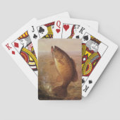  sport Gevist, Largemouth bruine basvis Pokerkaarten (Achterkant)