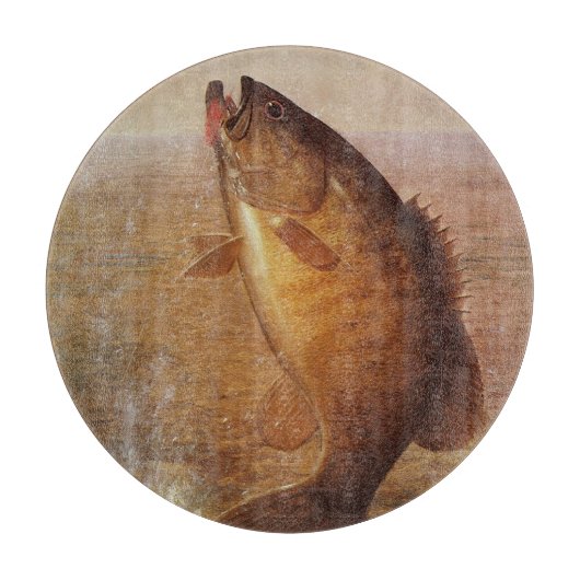  sport Gevist, Largemouth bruine basvis Snijplank (Voorkant)