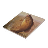  sport Gevist, Largemouth bruine basvis Tegeltje (Zijkant)