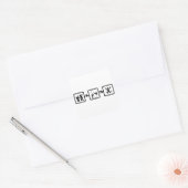 Sport Gevist Vierkante Sticker (Envelop)