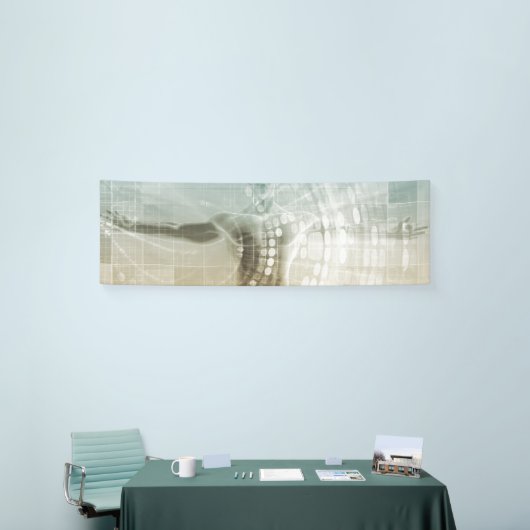 Sport, gezondheidszorg en revalidatie spandoek (Beurs)