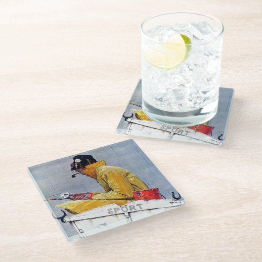 Sport Glazen Onderzetter (Schuin)