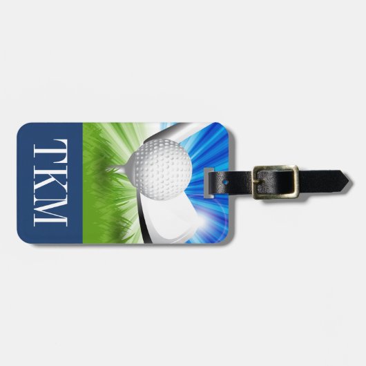 Sport - Golf Bagagelabel (Voorkant horizontaal)