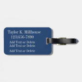 Sport - Golf Bagagelabel (Achterkant horizontaal)