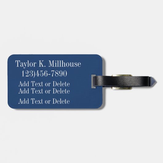 Sport - Golf Bagagelabel (Achterkant horizontaal)