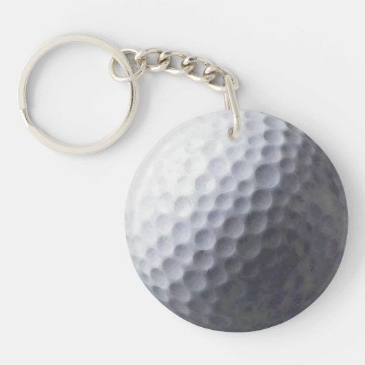 Sport, Golf Ball Zipper-pull, ID-Label Sleutelhanger (Voorkant)