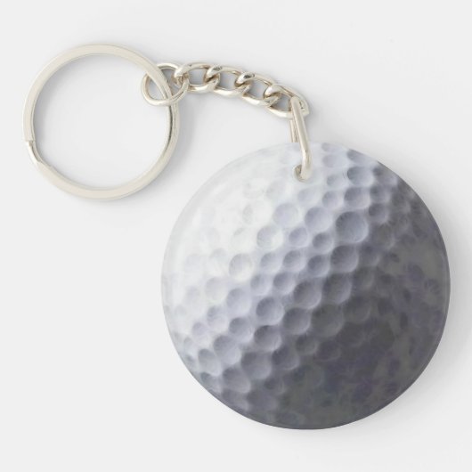Sport, Golf Ball Zipper-pull, ID-Label Sleutelhanger (Voorkant)