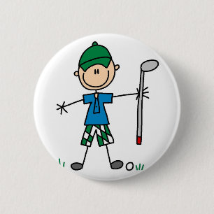 Sport Golf-Button Ronde Button 5,7 Cm