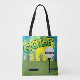 Sport Golf 🏌️ ♂️ Design - DIY Text Tote Bag