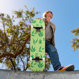 Sport Groene natuur bladeren planten Kunst Tuin Ni Persoonlijk Skateboard