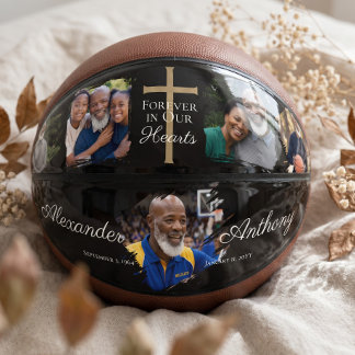 Sport Herinneringsfoto Aandenken Kruis Basketbal
