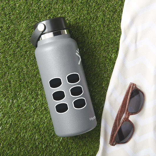 Sport Hockey 6 pcs Puck Sticker (HydroFlask Insitu)
