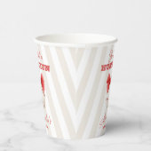 Sport Honkbal Homerun  Bruidsmeisjesfeest Papieren Bekers (Rechts)