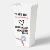 Sport honkbal homerun glitters bruiloft bedankdoosjes (Voorkant)